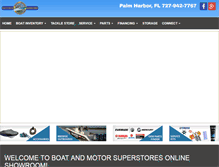 Tablet Screenshot of boatandmotorsuperstores.com